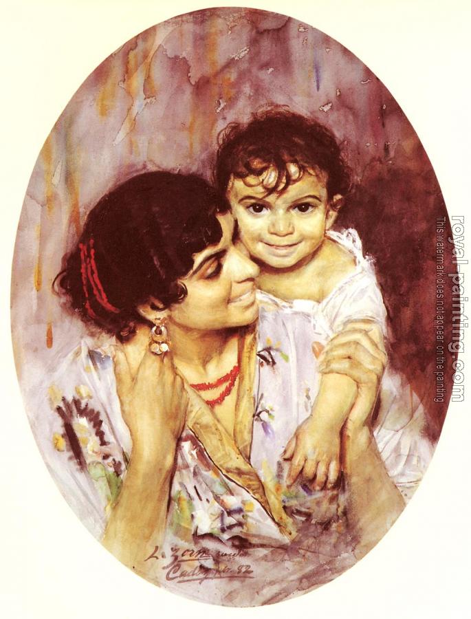 Anders Zorn : Modersgladje Anders Zorn : Modersgladje